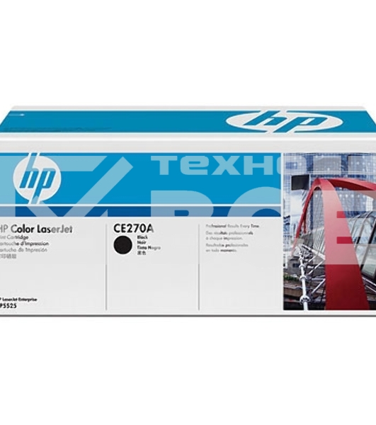 Картридж лазерный HP CE270A черный для Color LaserJet Enterprise CP5525 13500 стр.