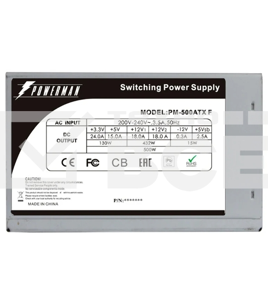 Блок питания ATX 500W PM-500ATX-F IN-WIN