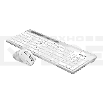 Клавиатура + мышь A4Tech Fstyler FB2535C клав:белый/серый мышь:белый/серый USB беспроводная Bluetooth/Радио slim, фото8