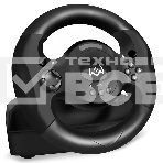 Руль SVEN GC-W300 (педали, вибро, лепестки, D-pad, 10 кл, резин. вставки, PC, цифр. и аналог., фото14