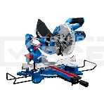 Пила Профессионал торцовочная с протяжкой, d 216 х 30 мм, 1800 Вт Зубр ППТ-216-П, фото 1