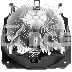 Кулер для CPU ID-Cooling DK-03 серебристый/черный 120мм 1600rpm 26db 100W 63мм, фото7