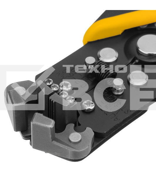 Щипцы для зачистки электропроводов Denzel 0,2-6 мм2, функция обрезания проводов