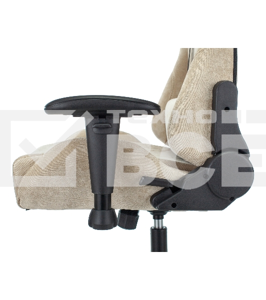 Кресло игровое Бюрократ VIKING KNIGHT LT21 FABRIC песочный крестовина металл/пластик
