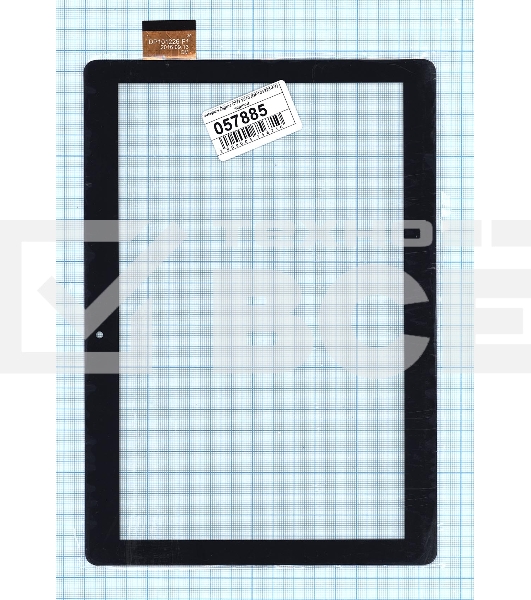Сенсорное стекло (тачскрин) для Digma CITI 1510  DP101226-F1, черное