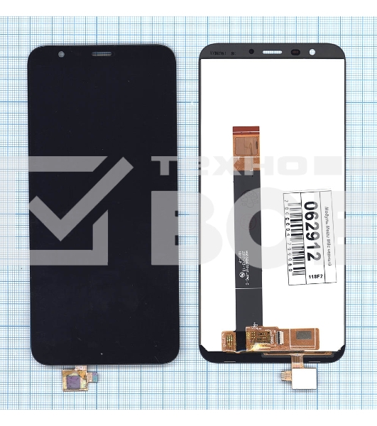 Дисплей для Meizu M8c черный