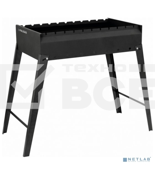 Мангал сварной, 605х375х138/640 мм, сталь 2 мм, Camping  Palisad