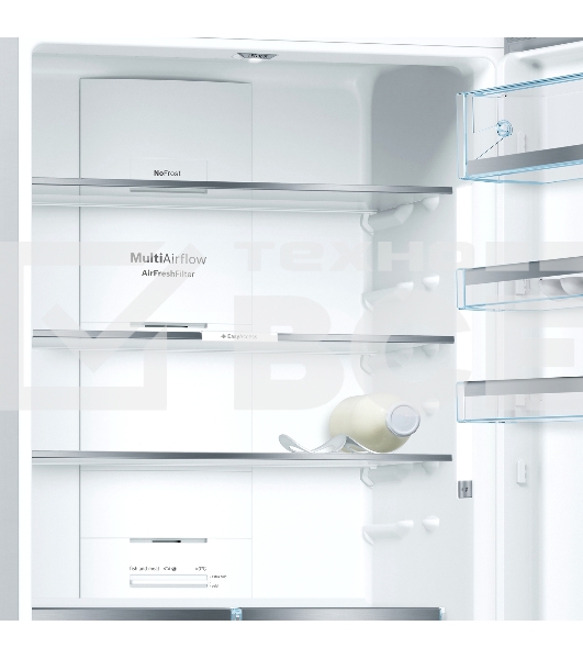 Холодильник Bosch KGN49LB30U черный двухкамерный 330/105л морозилка снизу, No Frost