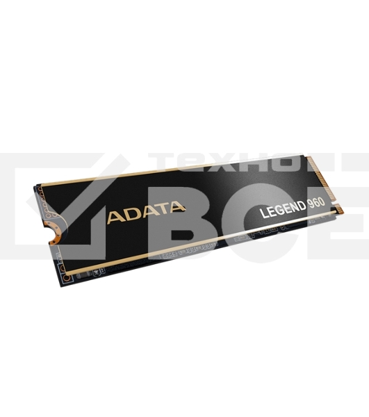 Накопитель SSD ADATA LEGEND 960, 1Tb, PCIe 4.0 x4, M.2 2280, NVMe, R/W 7400/6000, с радиатором