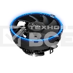 Кулер для процессора PCCooler E126M B (92W, 4-pin PWM, 70mm, Al/Cu, -mm, Blue LED, 1x120mm, 56CFM, 26.5dBA, 1800RPM, S: 1700/1200/115X, AM5/AM4, black), фото2