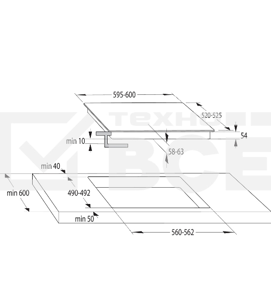Индукционная варочная панель Gorenje GI6421SYW белый