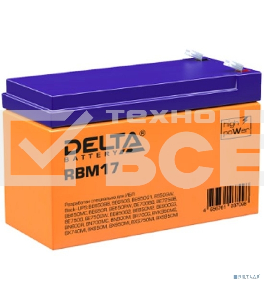 Модуль батарейный 3 аналог RBC17 Delta RBM17