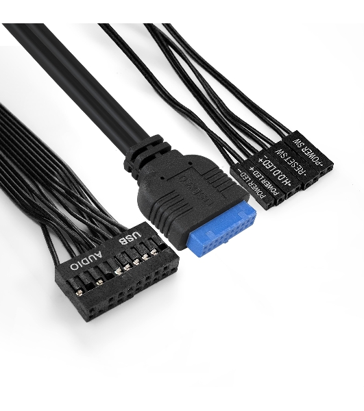 Компьютерный корпус Minitower ExeGate EX272748RUS QA-412U Black, mATX, (XP600, Black, 120мм), 2хUSB+2хUSB 3.0, Audio