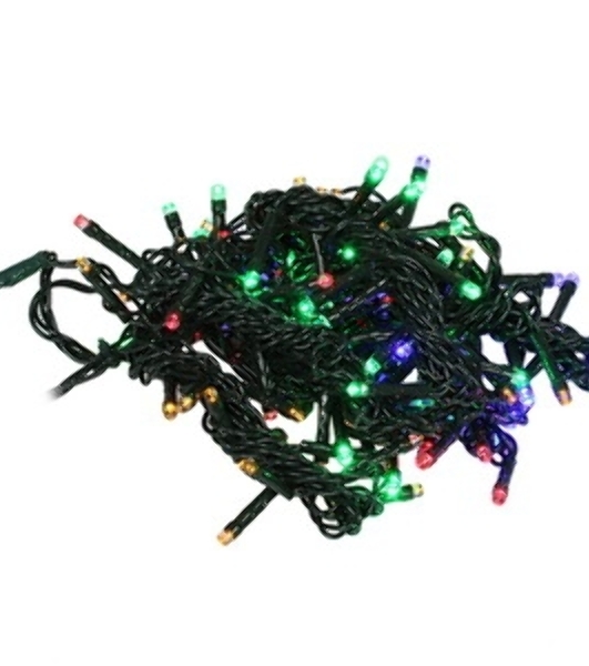 Гирлянда Neon-night Нить 10м, постоянное свечение, белый ПВХ, 230В, цвет: Мультиколор