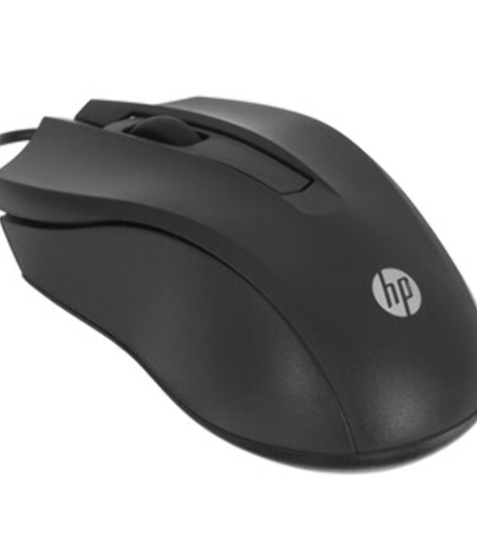 Мышь HP Wired Mouse 100 EURO cons