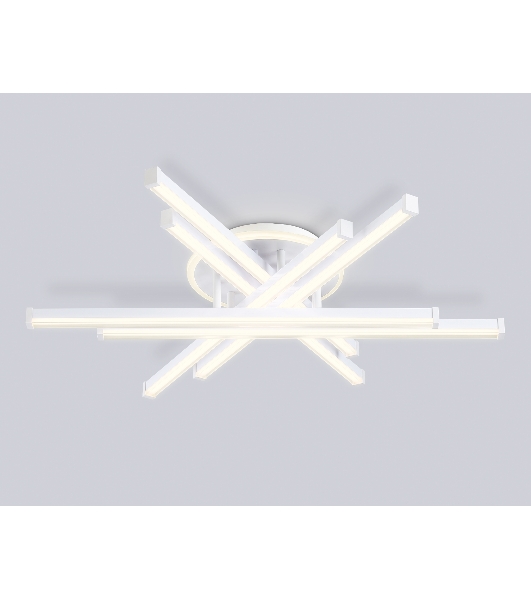 Потолочный светодиодный светильник Ambrella light FL6271 WH белый 98W 3000K-6400K 700*615*135 (ПДУ ИК)