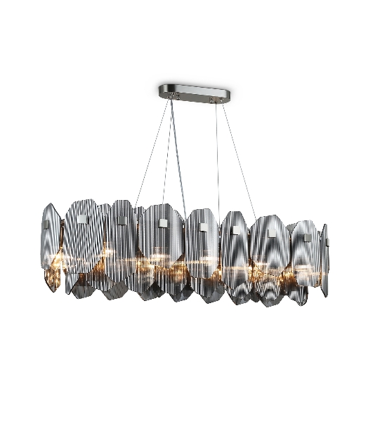 Светильник Ambrella light LH31205/12 SN/SM сатин никель/дымчатый E14*12 max 40W 1000*340*270
