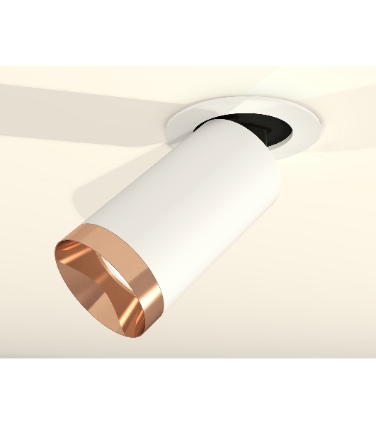 Светильник Ambrella Light XM6322205 SWH/PPG белый песок/золото розовое полированное MR16 GU5.3 (A2241, C6322, N6135)