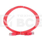 Коммутационный шнур NEOMAX (13001-015R) Шнур коммут. UTP 1.5 м, кат. 5е - красный, фото 1