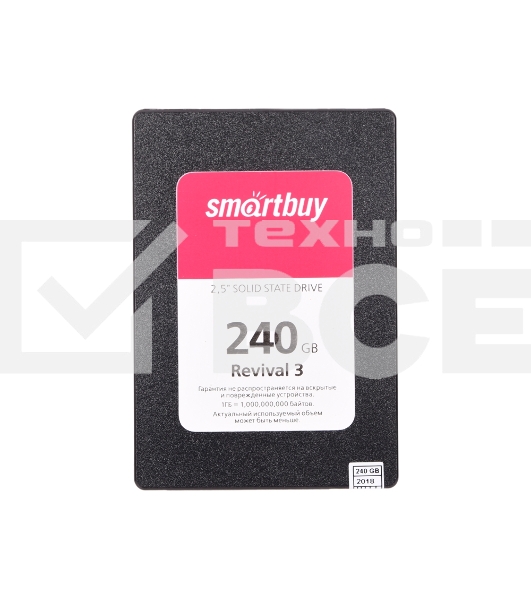 Накопитель SSD Smartbuy Revival 3, 240Gb, 2.5