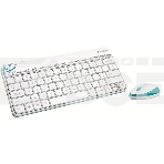 Клавиатура + мышь Logitech Wireless Combo MK 240 Nano White-red 920-008212, фото9
