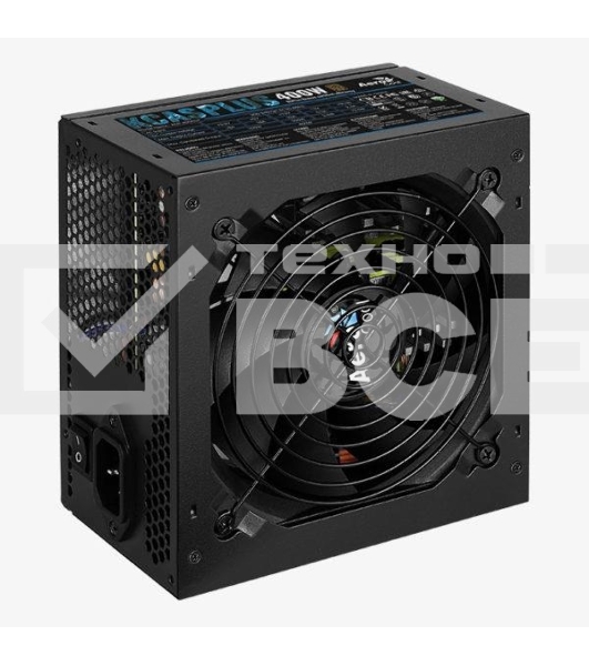 Блок питания Aerocool / Formula KCAS PLUS 400W, Ret, ATX, 80+ Bronze, APFC, 2xPCIe 6+2P, 6xSATA, 4xPATA, 12cm fan