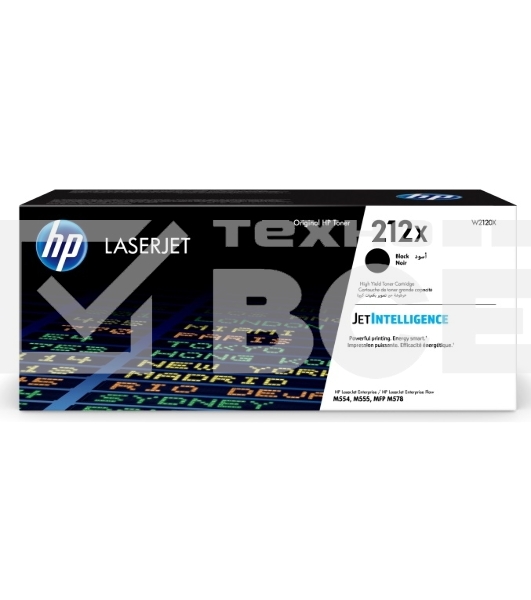 Картридж лазерный Cartridge HP 212X для CLJ Enterprise M554/M555/M578, черный ( 13 000 стр.)