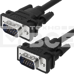 Кабель Greenconnect SVGA 1.8м чёрный, OD6.0mm. 15M / 15M GCR-VM2VM1-1.8m, 28/28 AWG, двойной экран, фото3