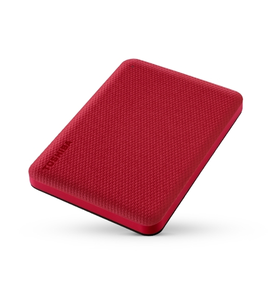 Внешний HDD 2.5' Toshiba Canvio Advance, 4TB, USB 3.2 Gen 1 Type-A, 5400 rpm, красный