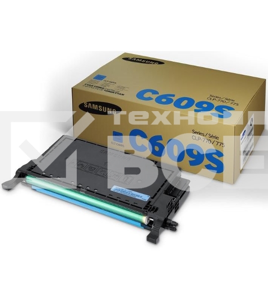 Картридж лазерный SAMSUNG CLT-C609S/ SU086A голубой для Samsung CLP-770ND (7000стр.)