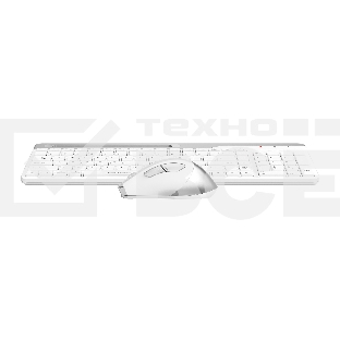 Клавиатура + мышь A4Tech Fstyler FB2535C клав:белый/серый мышь:белый/серый USB беспроводная Bluetooth/Радио slim