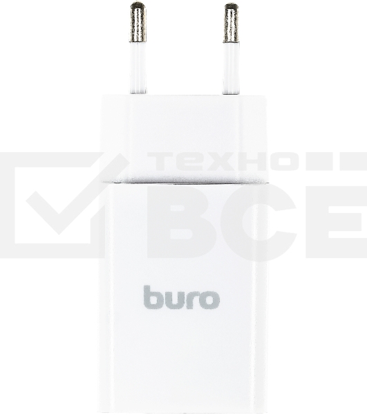 Сетевое зарядное устройство Buro BUWA1 2.1A белый