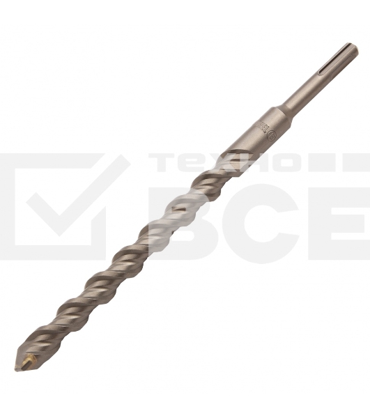 Бур по бетону, двойная спираль, Cobalt W-tip, 18x260 мм, SDS PLUS Denzel