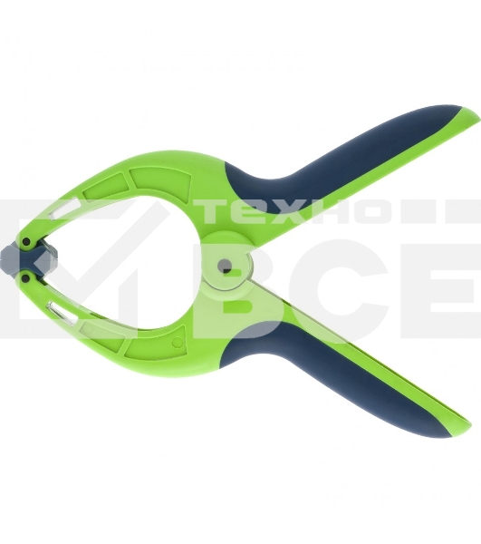 Струбцина Сибртех клещеобразная, пл, корп 2-х комп, рукоятки, усиленная пружина,3-3/16