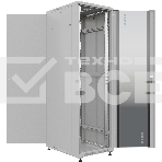 Шкаф серверный NTSS Премиум (NTSS-R42U6080GS) напольный 42U 600x800мм пер.дв.стекл металл 900кг серый IP20 сталь, фото 1