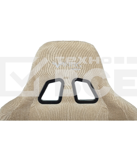 Кресло игровое Бюрократ VIKING KNIGHT LT21 FABRIC песочный крестовина металл/пластик