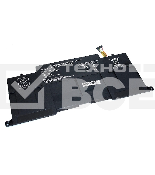 Аккумуляторная батарея для ноутбука Asus UX31-2S2P 7.4V 6840mAh OEM черная