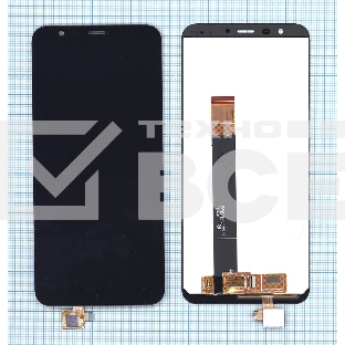 Дисплей для Meizu M8c черный