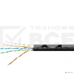 Кабель SkyNet Premium UTP outdoor 4x2x0,51 на тросу, медный, FLUKE TEST, кат.5e, однож., 305 м, на катушке, черный, фото6