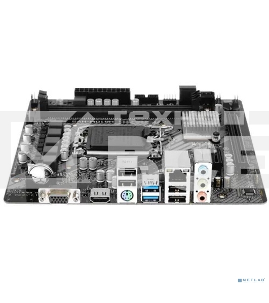 Материнская плата ASRock H610M-HVS, LGA 1700, Intel H610, 2xDDR4, 4xSATA, 1xPCIe 4.0 x16, 1xPCIe x1, 1xHDMI, 1xVGA, 1x 1Gb LAN, 2xUSB-A 3.2 Gen 1, 4xUSB 2.0, 3x3.5 мм, 7.1, mATX