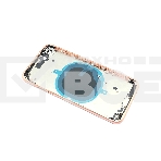 Задняя крышка (корпус) в сборе с рамкой для Apple iPhone 8 розовая (Rose Gold), фото2