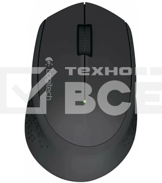 Мышь беспроводная Logitech M280 серый, 1000 dpi, радиоканал, USB, кнопки - 3