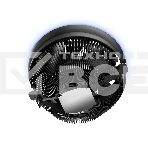 Кулер для процессора PCCooler E126M B (92W, 4-pin PWM, 70mm, Al/Cu, -mm, Blue LED, 1x120mm, 56CFM, 26.5dBA, 1800RPM, S: 1700/1200/115X, AM5/AM4, black), фото 1