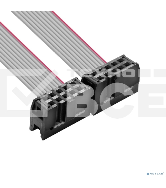 Планка портов в корпус 1xCOM ExeGate BrctDB91 (Com 10-pin (F) --> RS232 DB9 Male, кабель 20 см)