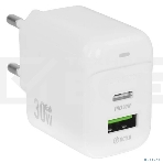 Сетевое зарядное устройство BOROFONE BAS45A/Сетевое ЗУ/PD + QC 3.0/2 USB: Type-C + Type-A/Выход: 30W + 18W/White, фото4