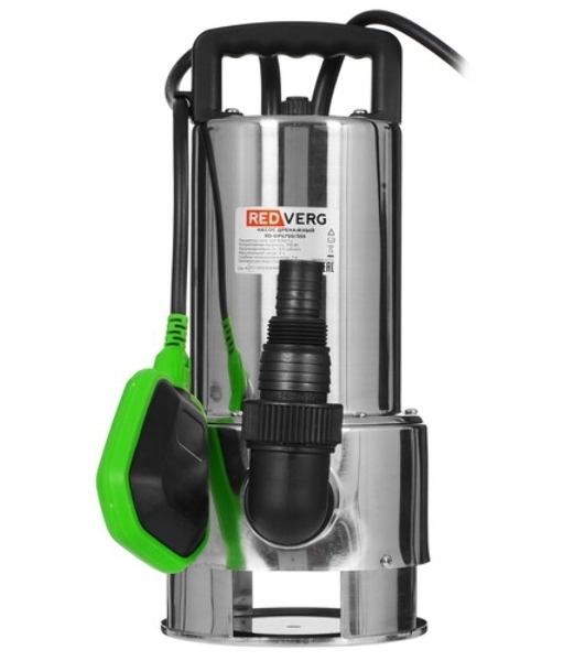 Насос садовый дренажный RedVerg RD-DPS750/35S 750Вт 16500л/час