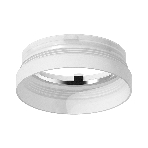 Насадка для корпуса светильника N6245 FR белый матовый D60*H22mm Out8mm MR16, фото 1