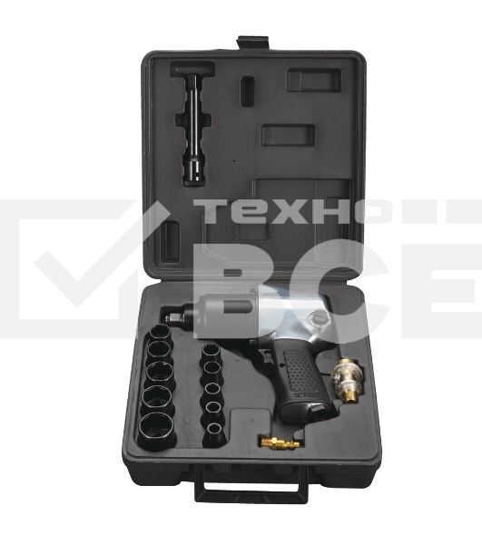 Гайковерт пневматический FUBAG IW 580100191 ударный 1/2'' 226л/м 576нм 6.3бар 1/2'' +набор кейс