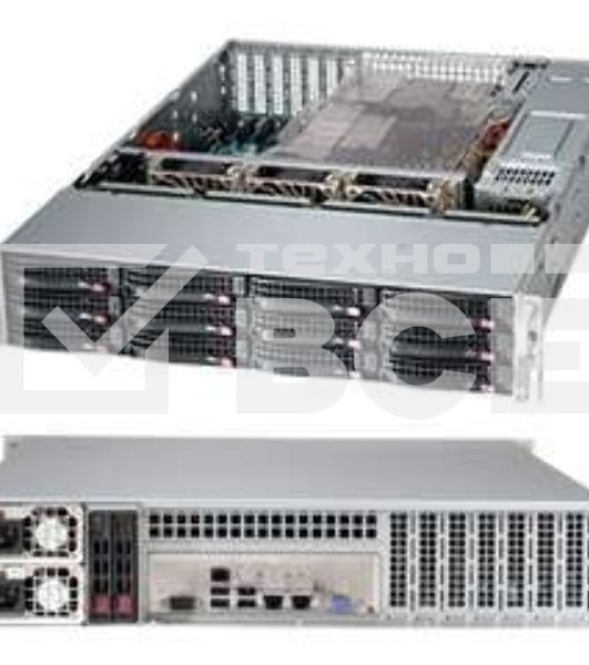 Корпус SuperMicro CSE-826BE1C4-R1K23LPB 1200W черный