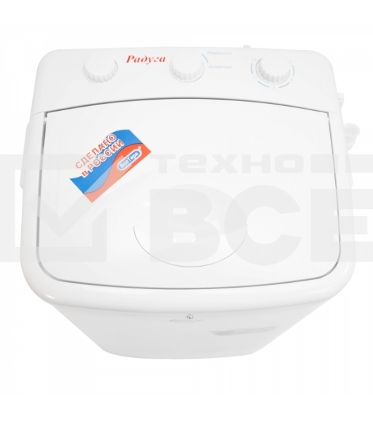 Стиральная машина Радуга Б ВОЛТЕРА-ВТСМ2RU белый, загрузка вертикальная 2 кг, класс: А